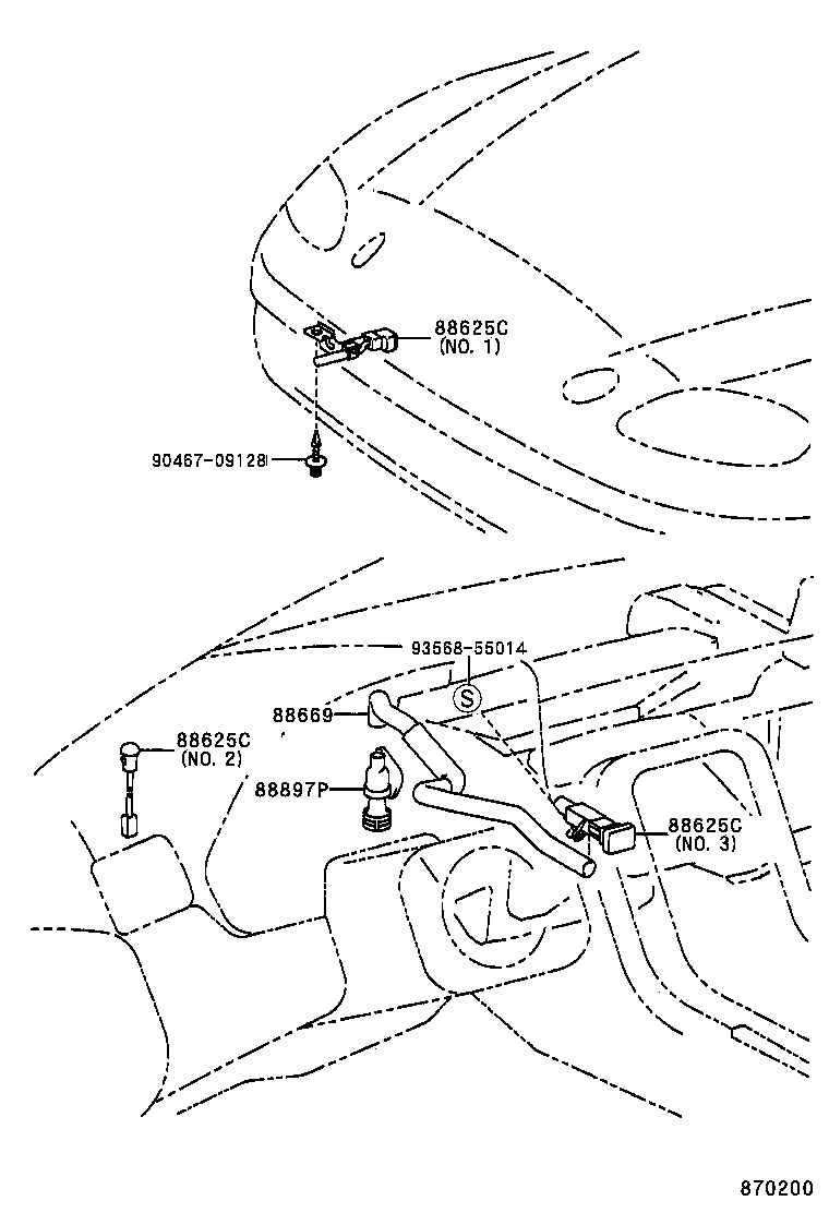 55846-24040 DUCT, HEATER TO REGISTER, NO.4 product image