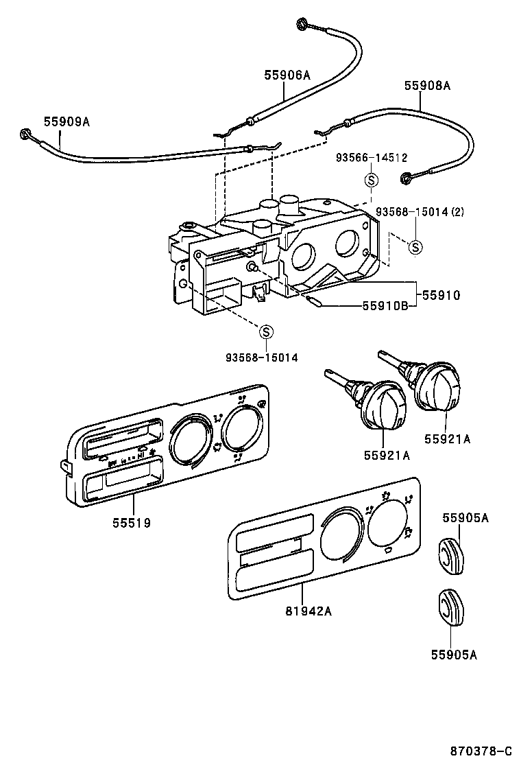 55845-16120 DUCT, HEATER TO REGISTER, NO.3 product image