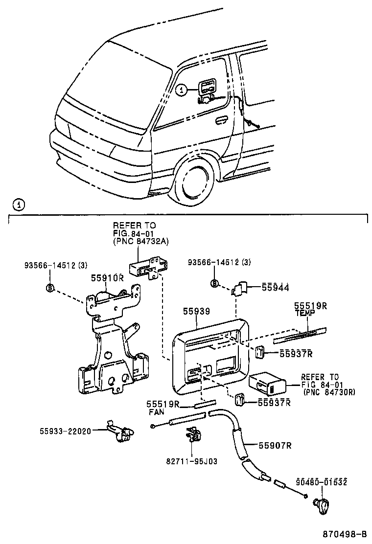 55846-95J01 DUCT, HEATER TO REGISTER, NO.4 product image