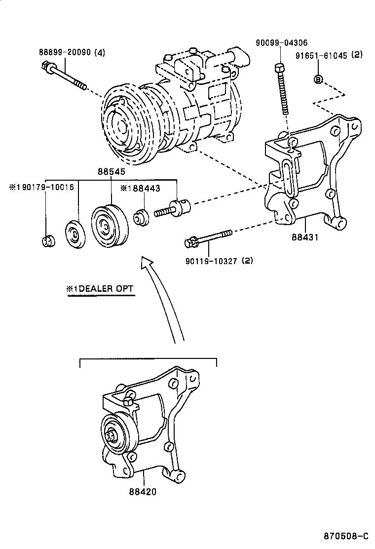 88320-26530 COMPRESSOR ASSY, COOLER product image