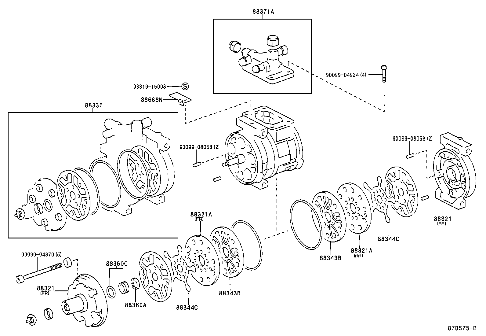 88320-0B010 COMPRESSOR ASSY, COOLER product image