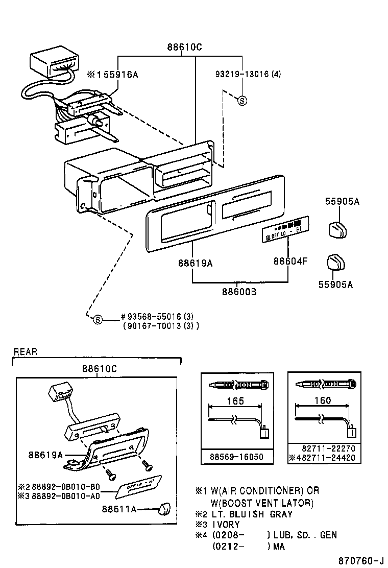 55844-0B020 DUCT SUB-ASSY, AIR, NO.1 product image