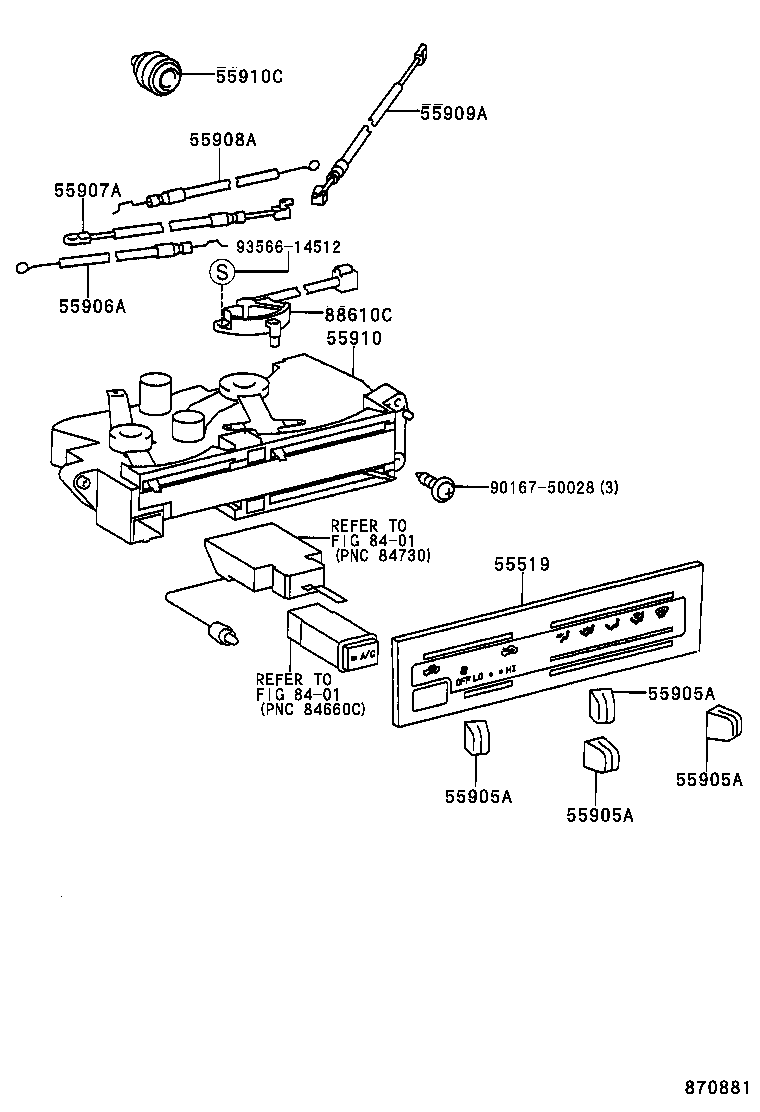 55846-04030 DUCT, HEATER TO REGISTER, NO.4 product image