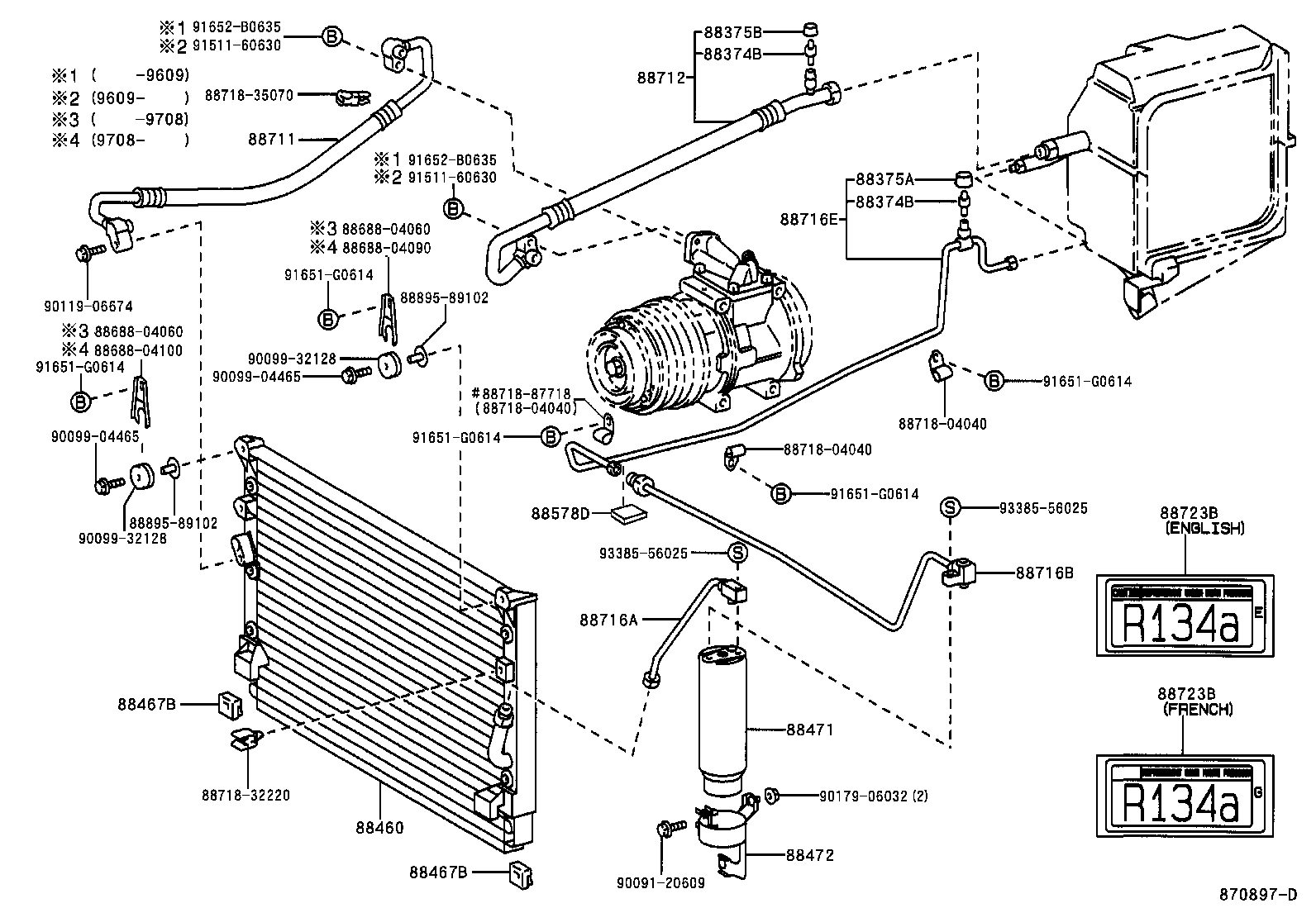 88460-04090 CONDENSER ASSY, COOLER product image