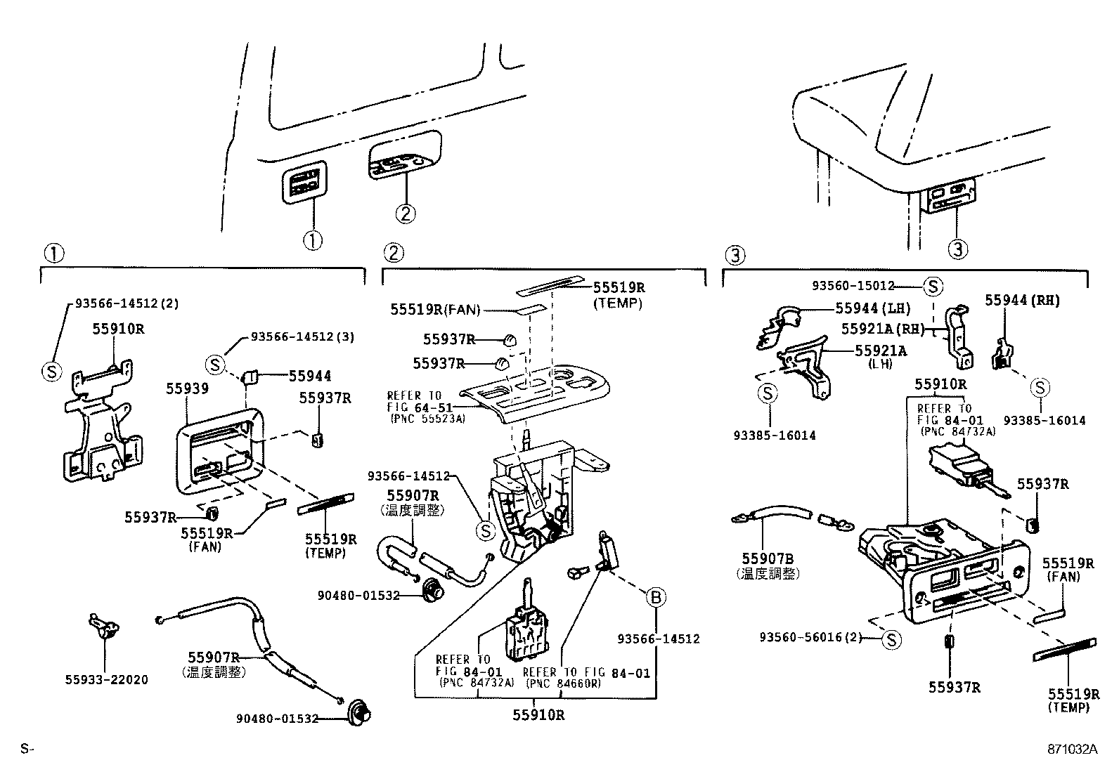 55902-26070 CONTROL SUB-ASSY, HEATER product image