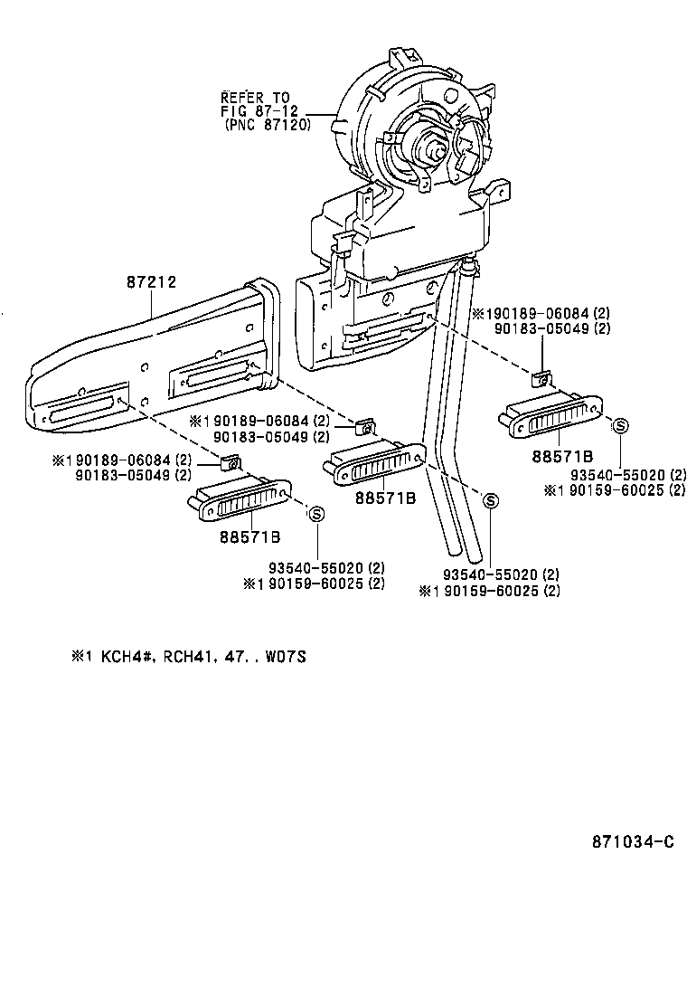 55902-26070 CONTROL SUB-ASSY, HEATER product image