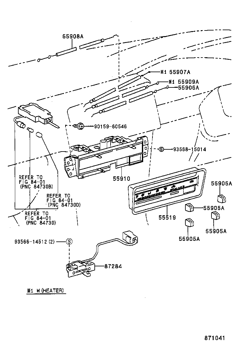 55843-12240 DUCT, HEATER TO REGISTER, NO.1 product image