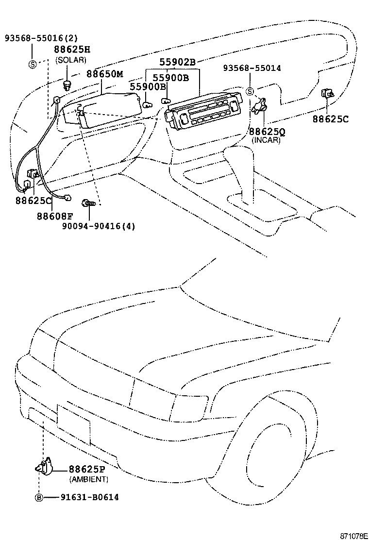 55846-40020 DUCT, HEATER TO REGISTER, NO.4 product image