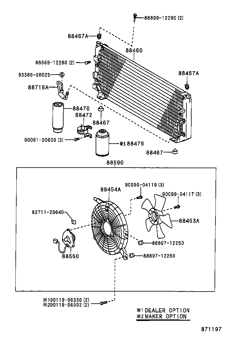 88453-12070 FAN, COOLING product image