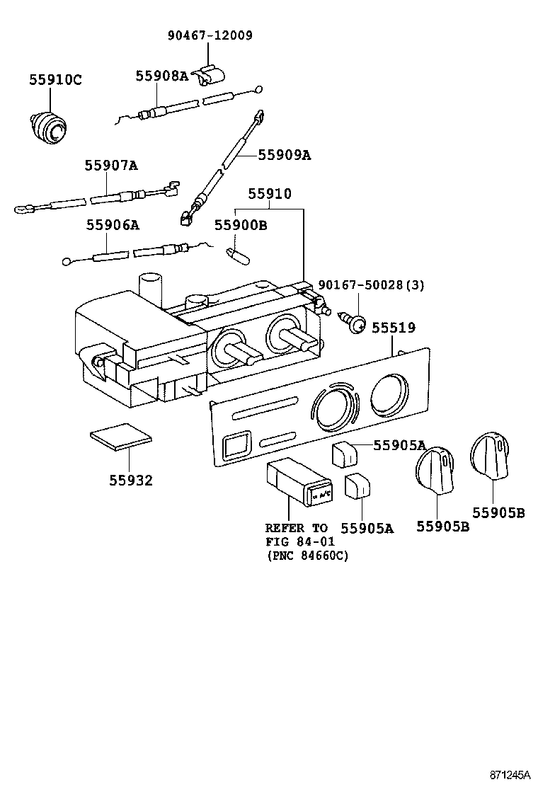 55846-04030 DUCT, HEATER TO REGISTER, NO.4 product image