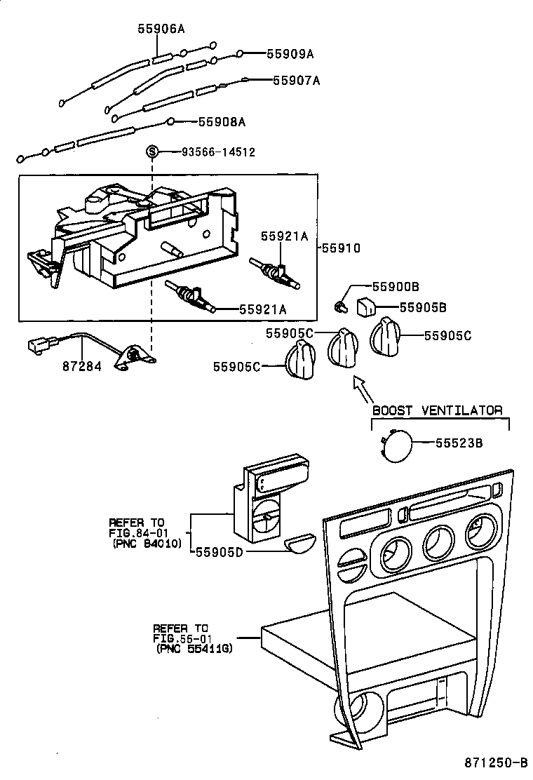 55843-12240 DUCT, HEATER TO REGISTER, NO.1 product image