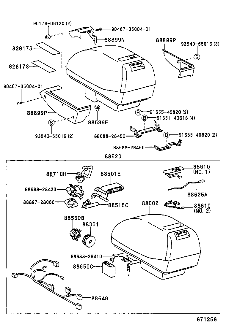 87105-95D02 FAN SUB-ASSY, BLOWER, REAR product image