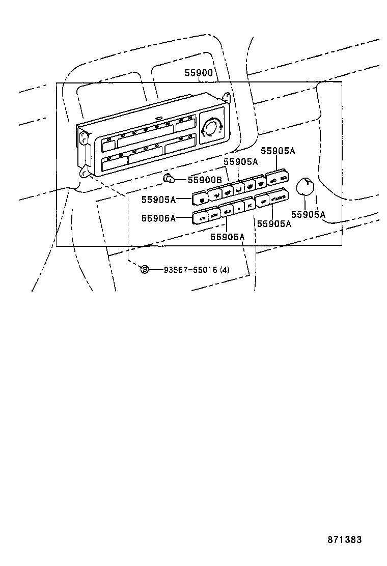 55087-32040 DUCT SUB-ASSY, HEATER TO REGISTER, NO.4 product image