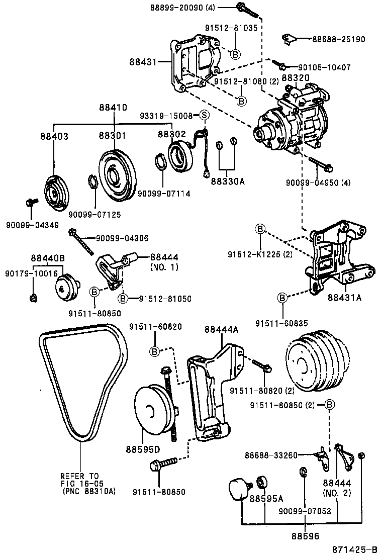 88320-25080 COMPRESSOR ASSY, NO. 2 product image