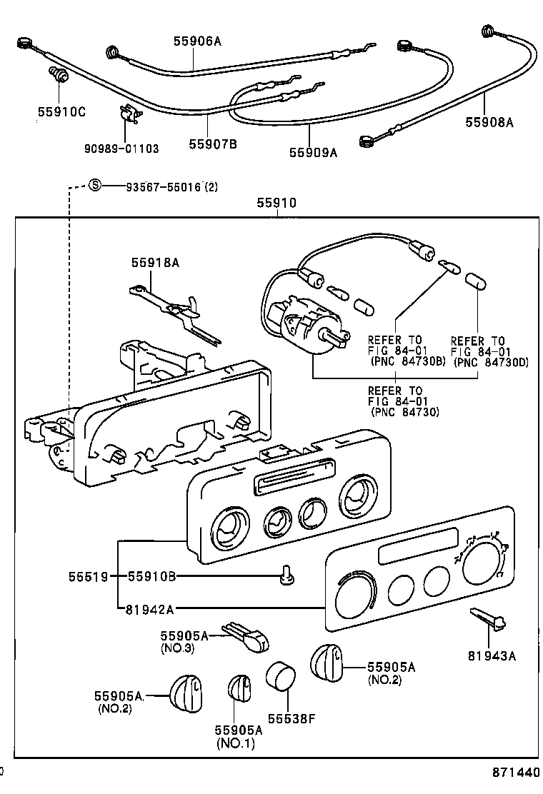 55843-08020 DUCT, HEATER TO REGISTER, NO.1 product image
