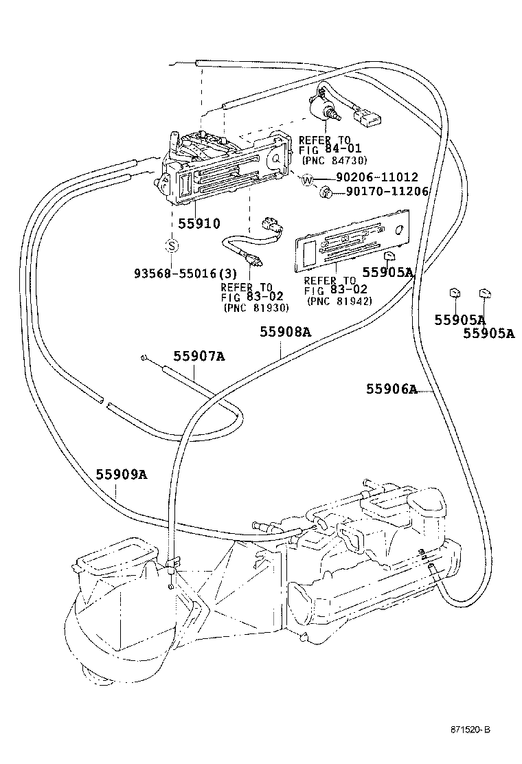 55844-60210 DUCT SUB-ASSY, HEATER TO REGISTER, NO.2 product image