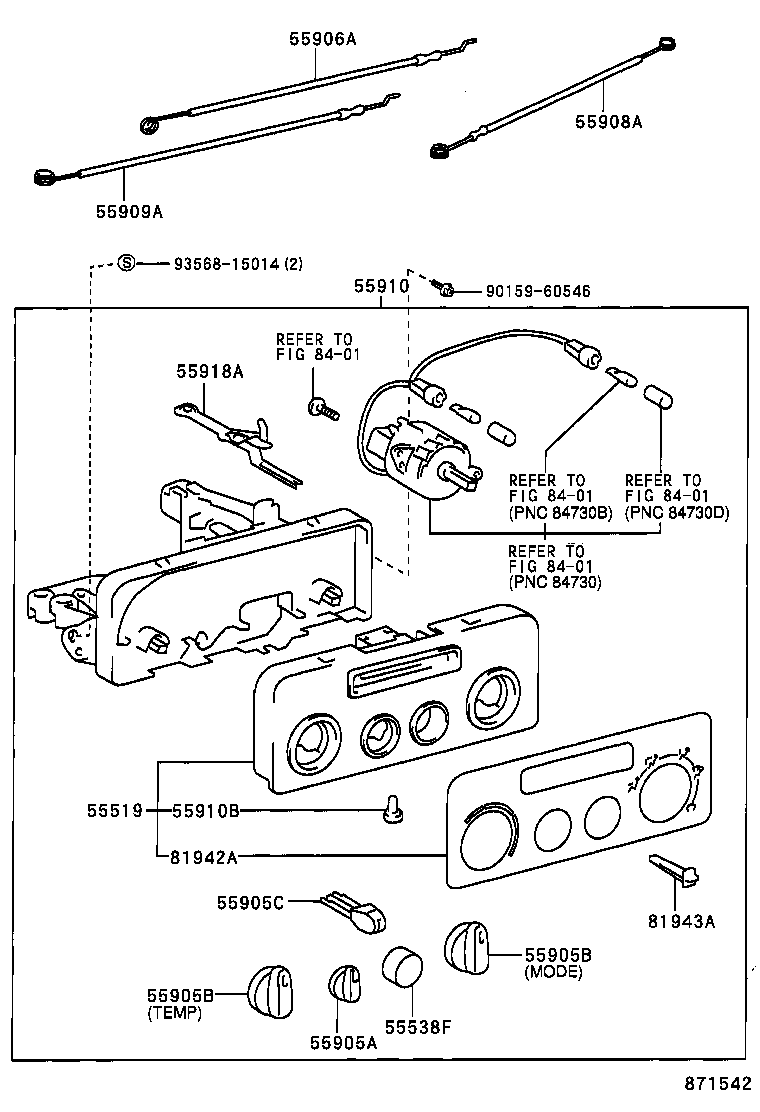 55843-02040 DUCT, HEATER TO REGISTER, NO.1 product image