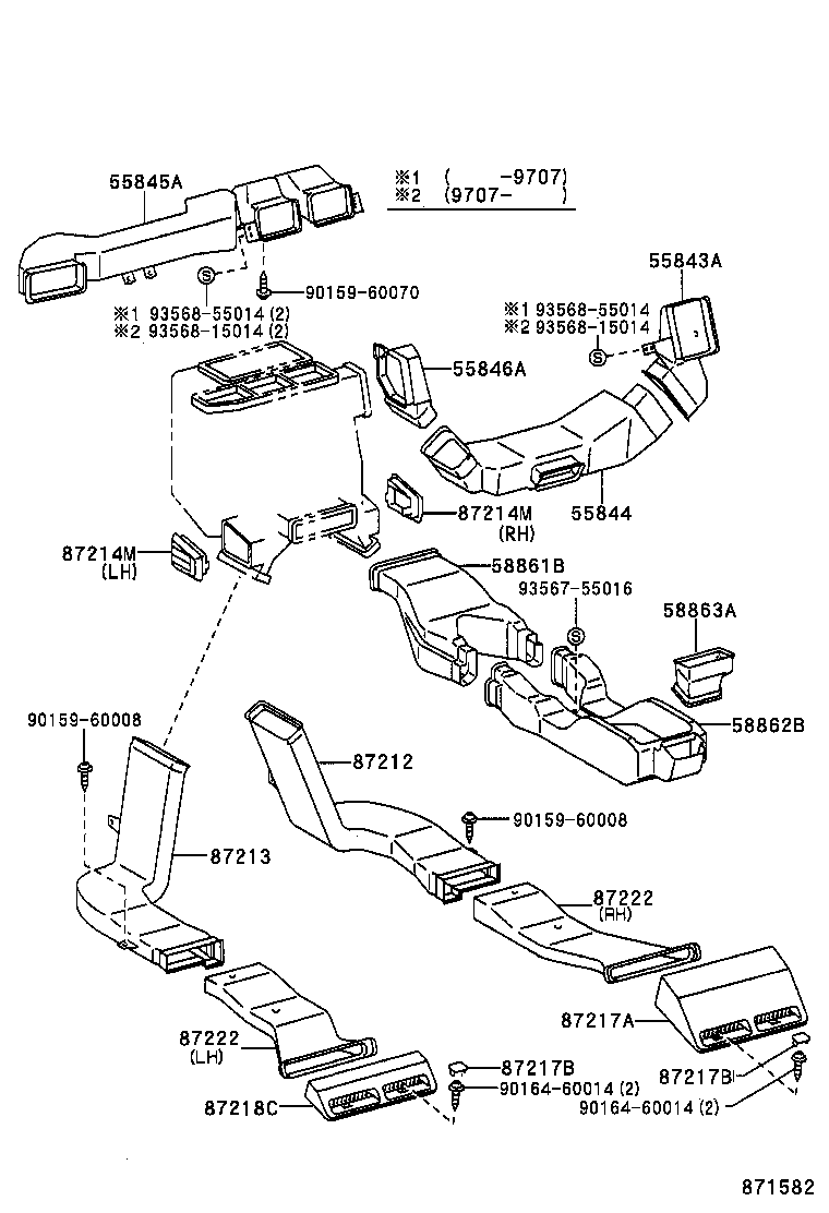 55846-50030 DUCT, HEATER TO REGISTER, NO.4 product image