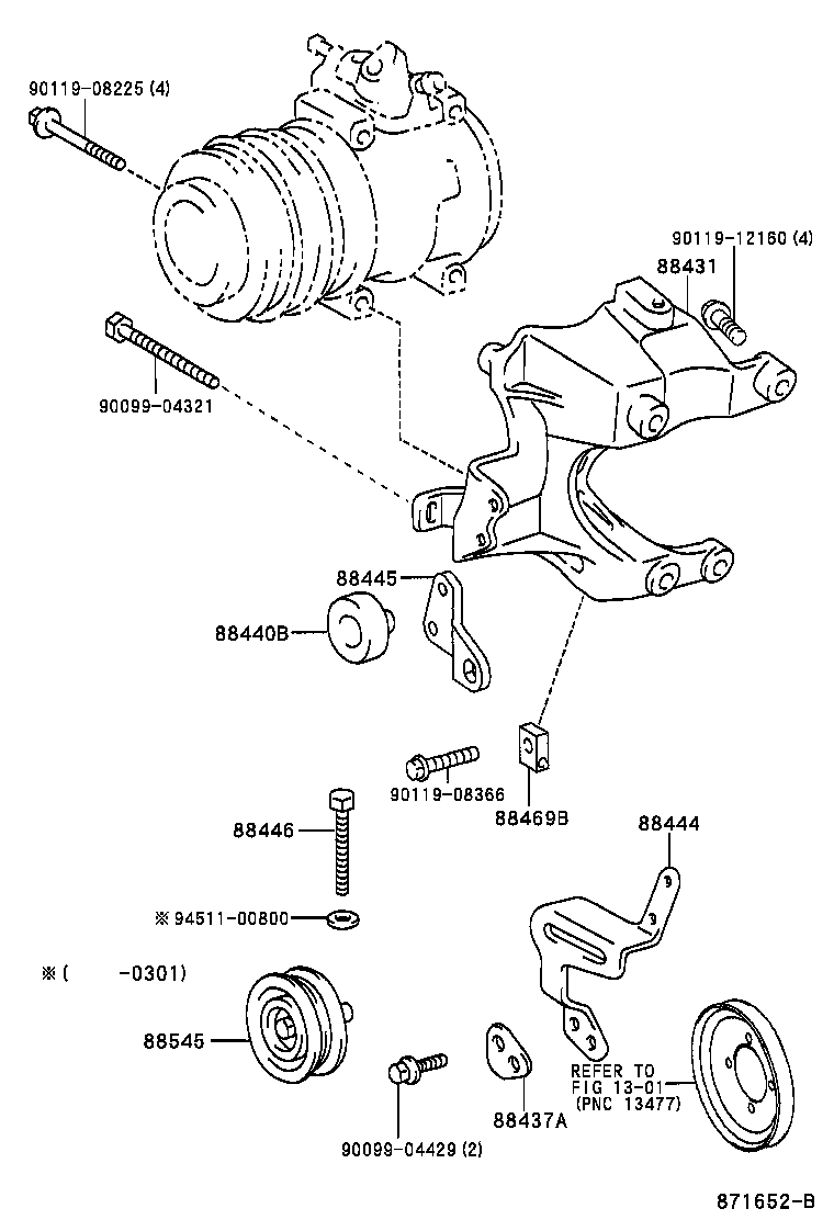 88320-43040 COMPRESSOR ASSY, COOLER product image