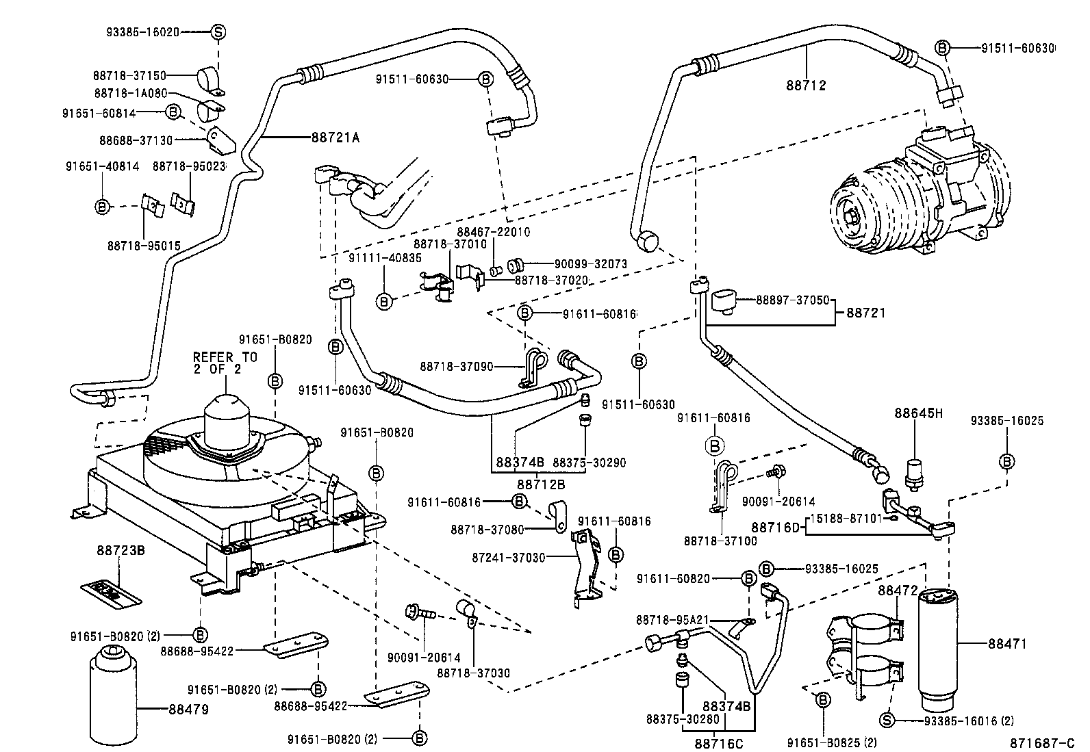 87104-37050 MOTOR ASSY, BLOWER (FOR CONDENSER) product image