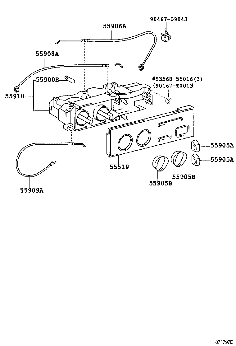55846-35040 DUCT, HEATER TO REGISTER, NO.4 product image