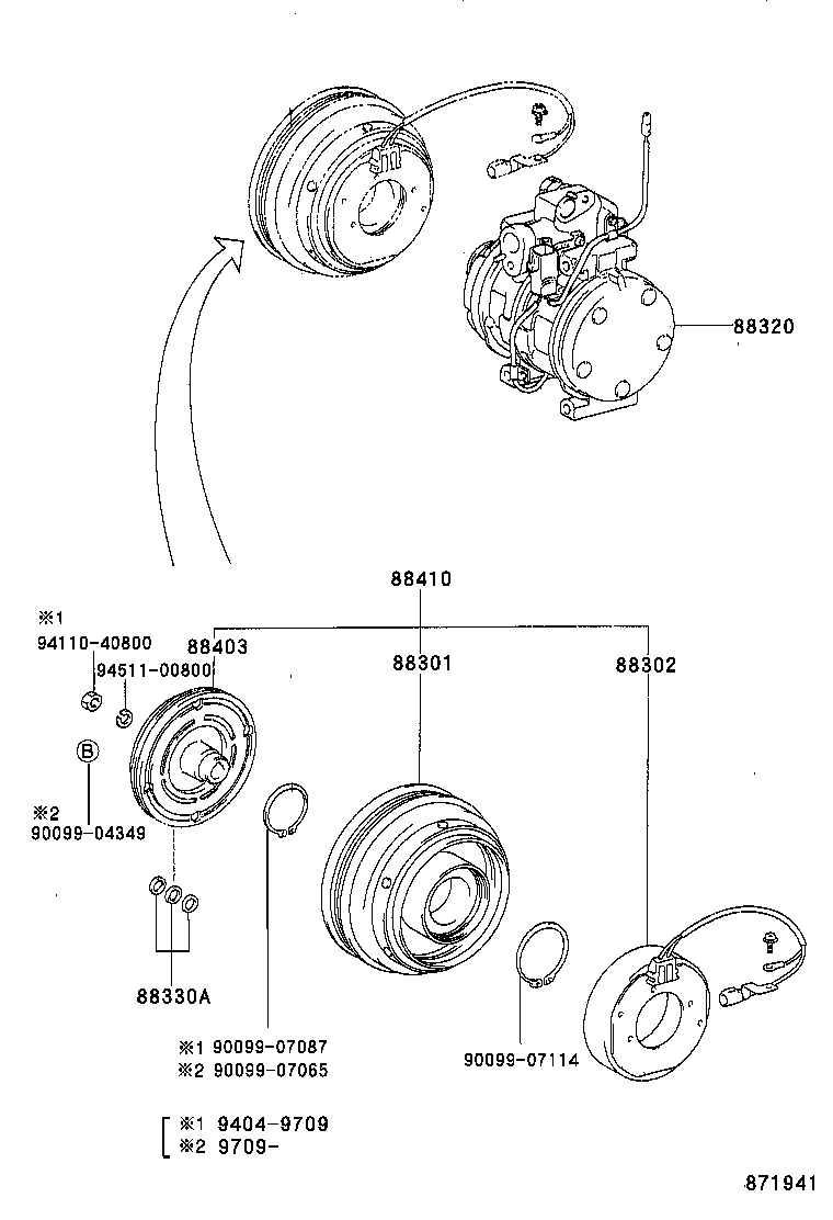 88320-42011 COMPRESSOR ASSY, COOLER product image
