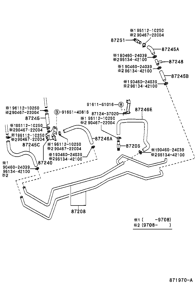 87208-89151 JOINT OR UNION, FRONT HEATER HOSE THROUGH OR INLET VALVE product image