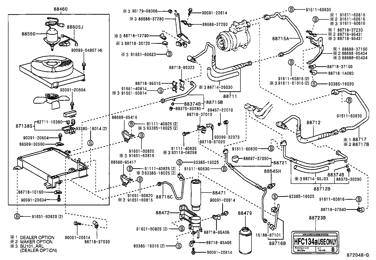 87104-37050 MOTOR ASSY, BLOWER (FOR CONDENSER) product image
