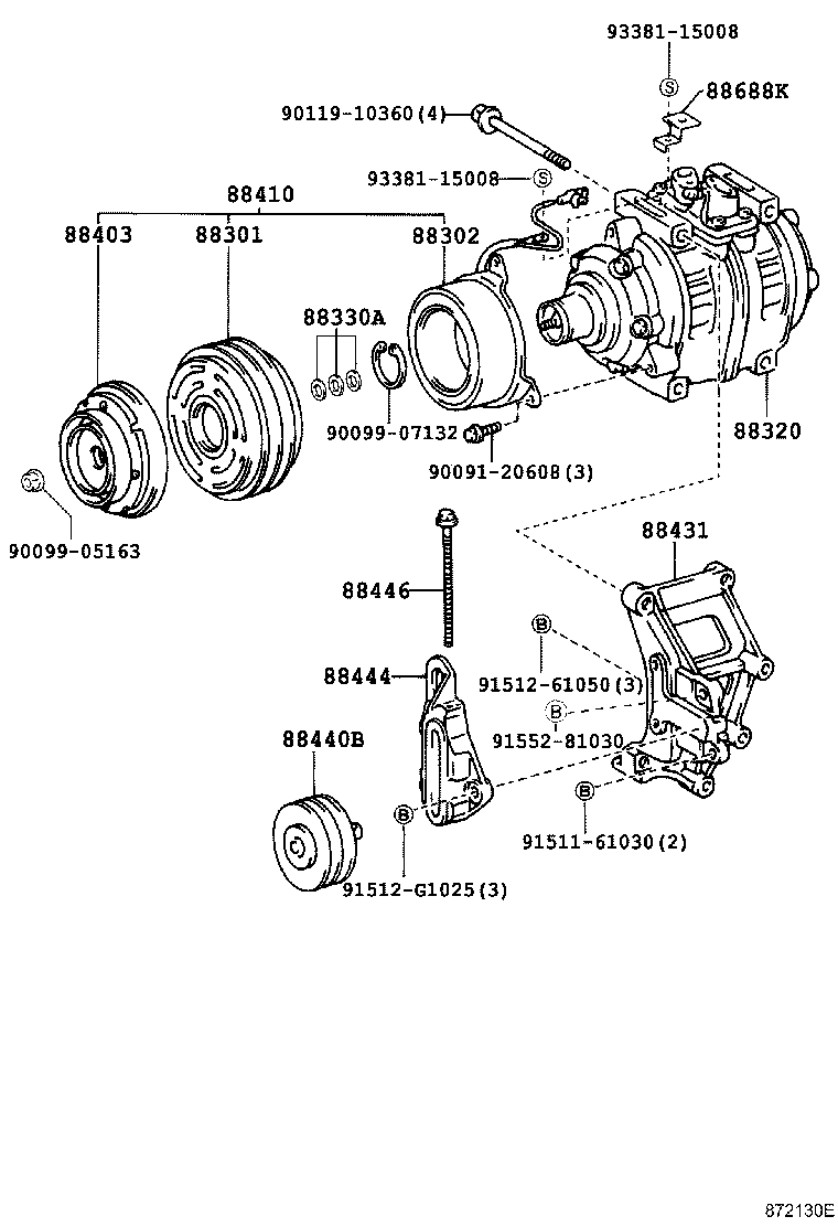 88451-36200 PULLEY, CRANKSHAFT product image
