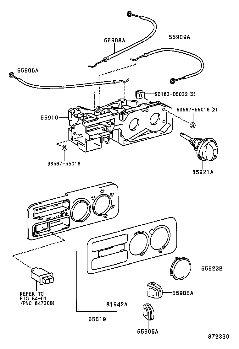 55843-16120 DUCT, HEATER TO REGISTER, NO.1 product image