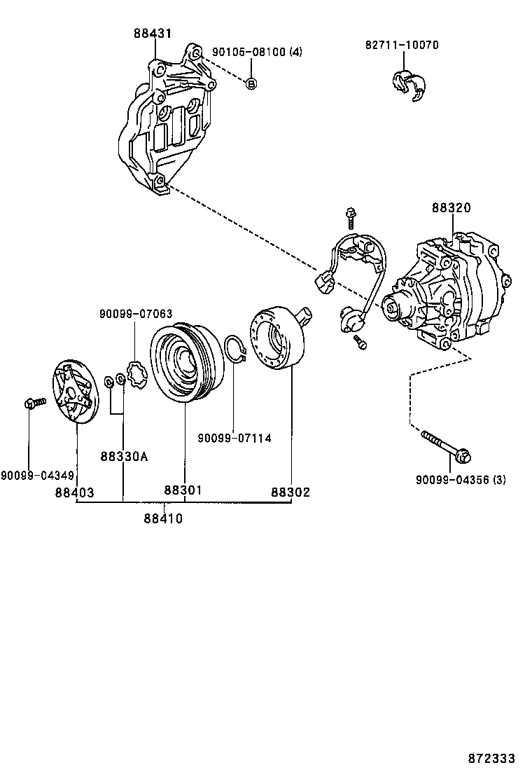 88320-10480 COMPRESSOR ASSY, COOLER product image