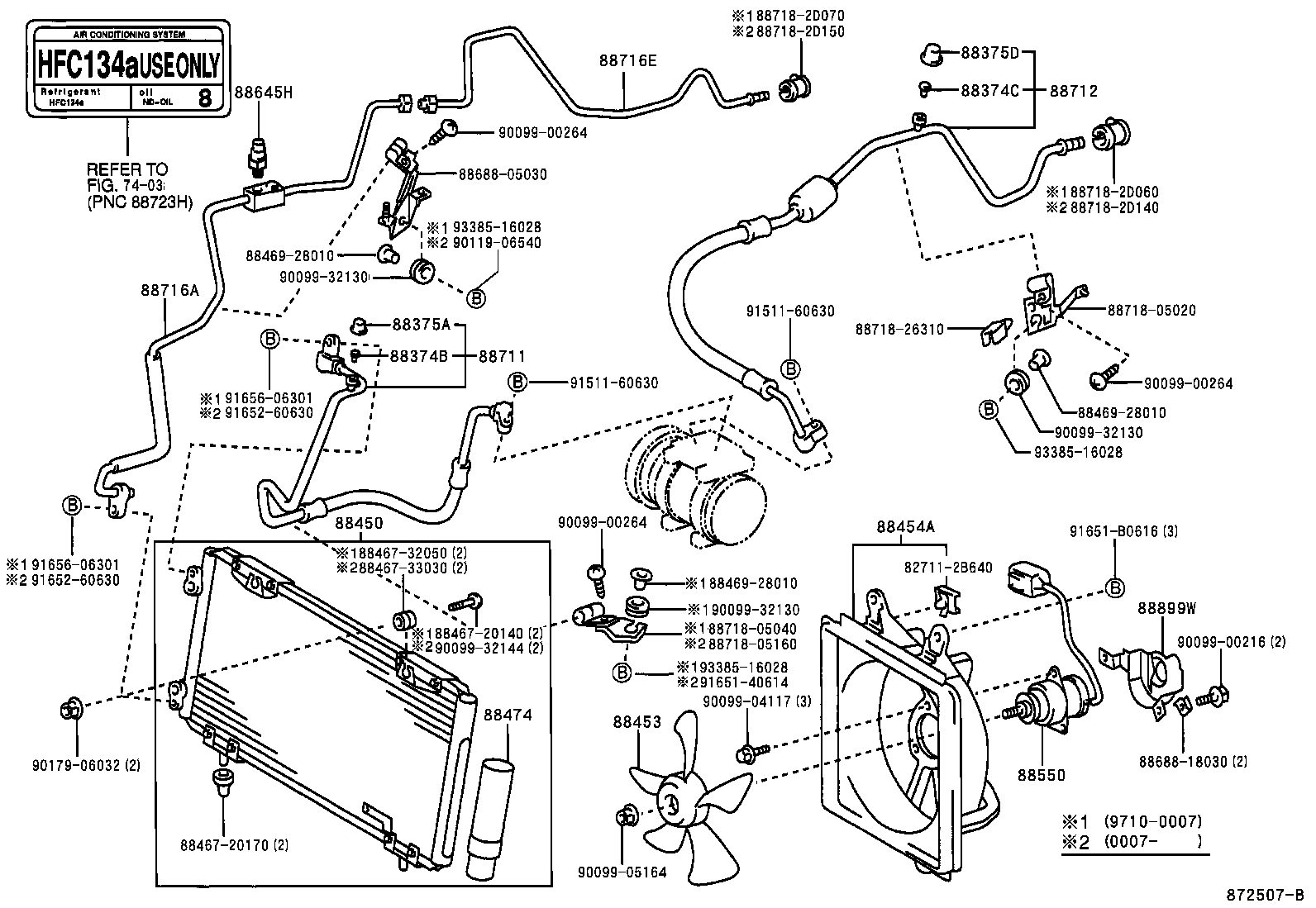 16361-74100 FAN, COOLING (FOR CONDENSER) product image