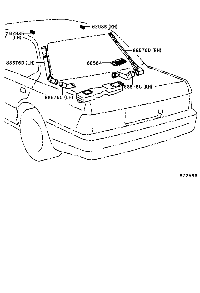 55846-50030 DUCT, HEATER TO REGISTER, NO.4 product image