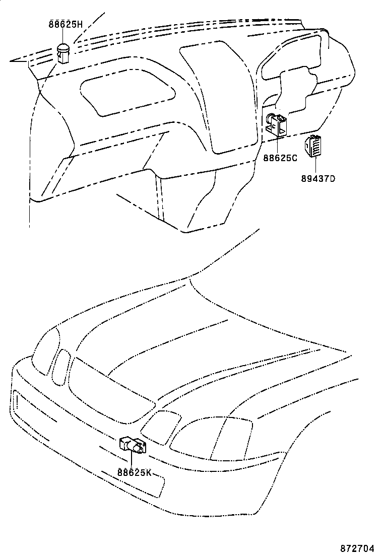 55405-44180 PANEL, INSTRUMENT CLUSTER FINISH, CENTER product image