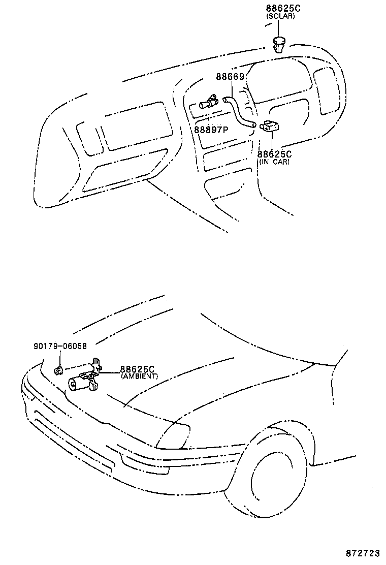 55843-AC020 DUCT, HEATER TO REGISTER, NO.1 product image