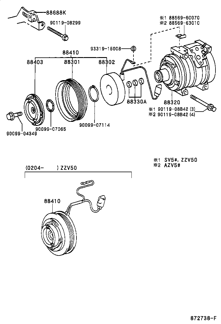 88320-32230 COMPRESSOR ASSY, COOLER product image