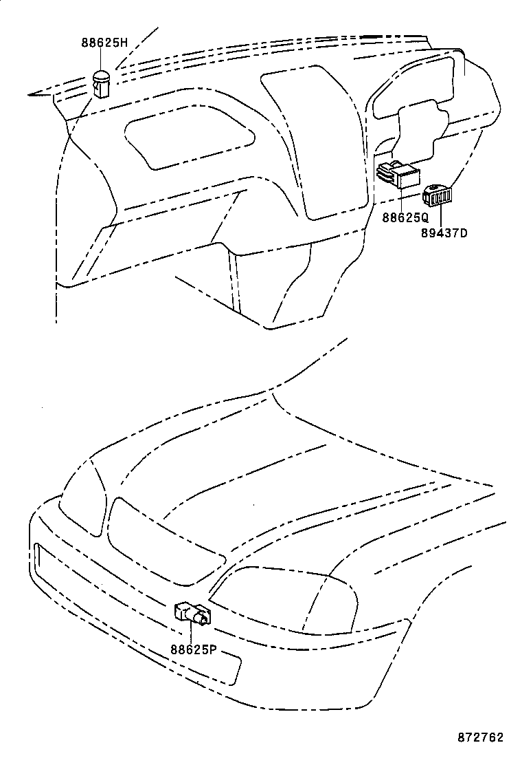 89437-60040-B2 COVER, SENSOR product image