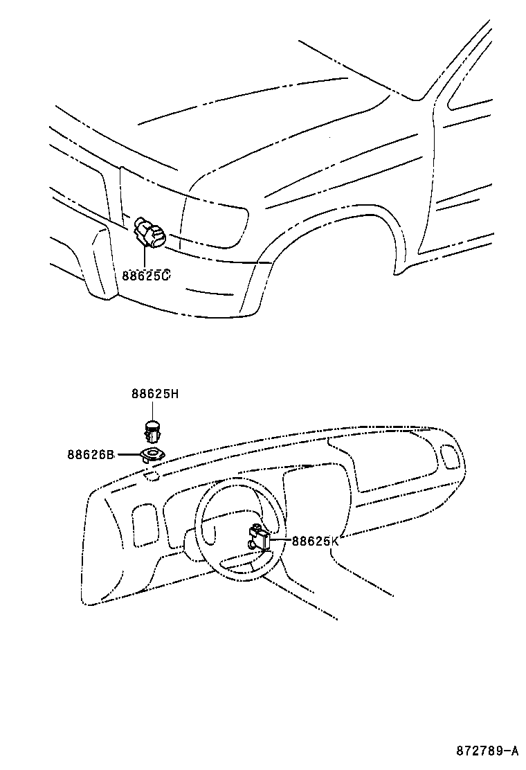 81850-35020 BULB, AIR CONDITIONER CONTROL product image
