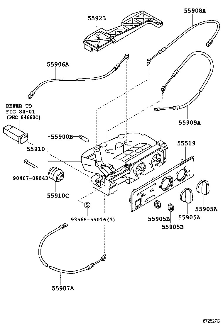 81850-35020 BULB, AIR CONDITIONER CONTROL product image