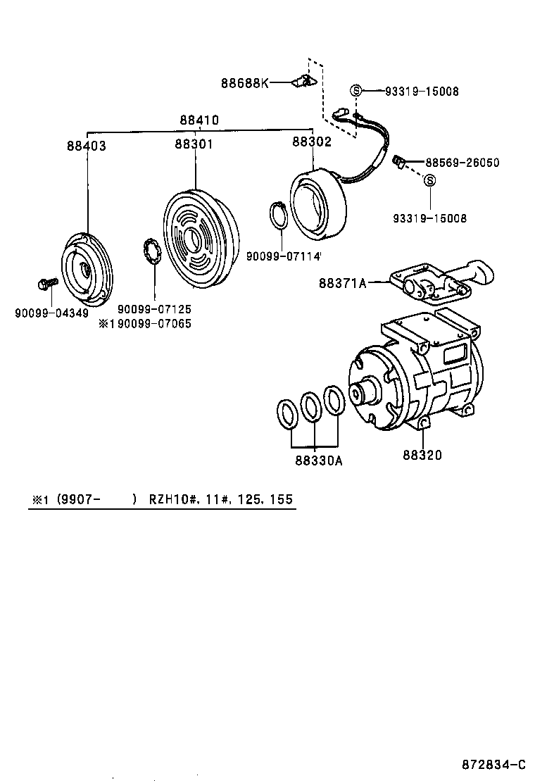 88320-26460 COMPRESSOR ASSY, COOLER product image