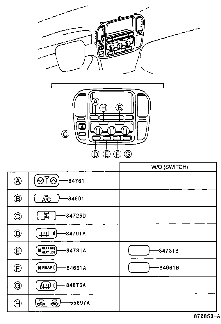 55844-60130 DUCT, HEATER TO REGISTER, NO.2 product image