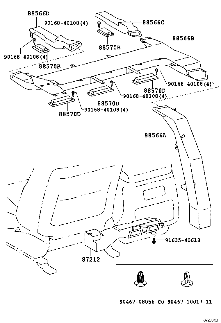 89437-60050 COVER, SENSOR product image
