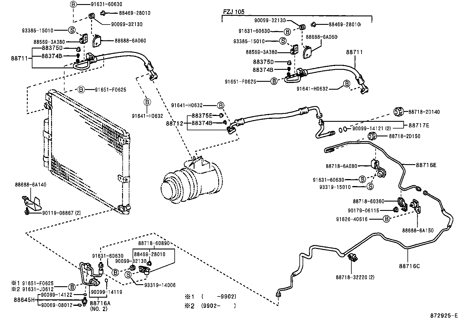 88460-60280 CONDENSER ASSY, COOLER product image