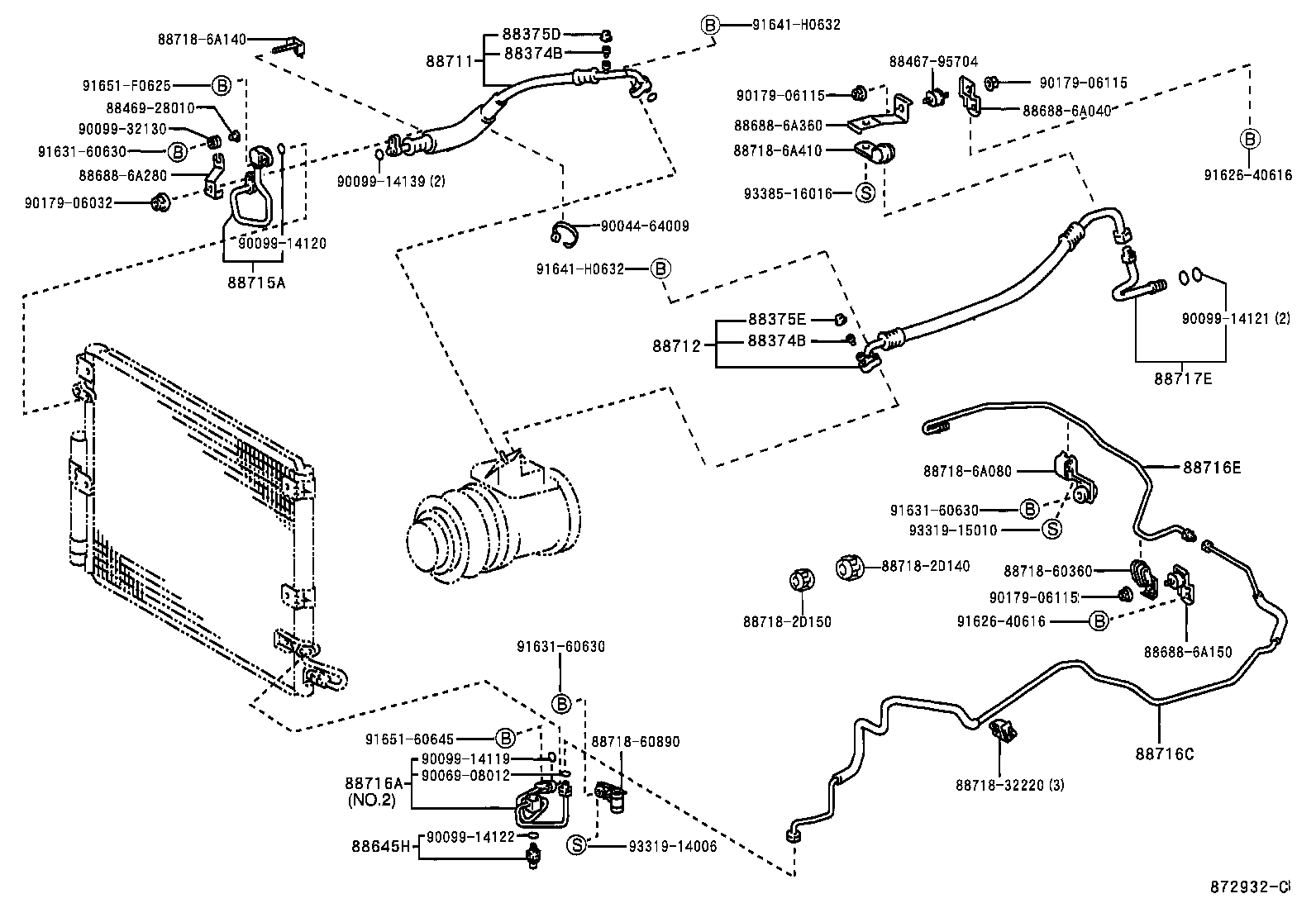 88460-60280 CONDENSER ASSY, COOLER product image