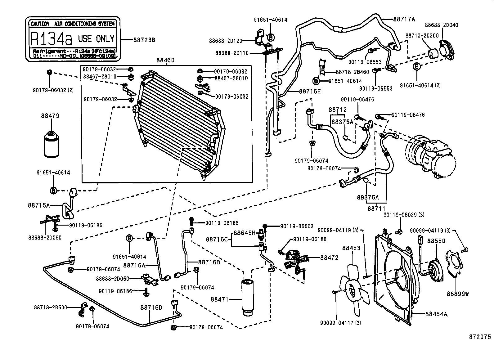 16363-64070 MOTOR ASSY, BLOWER (FOR CONDENSER) product image