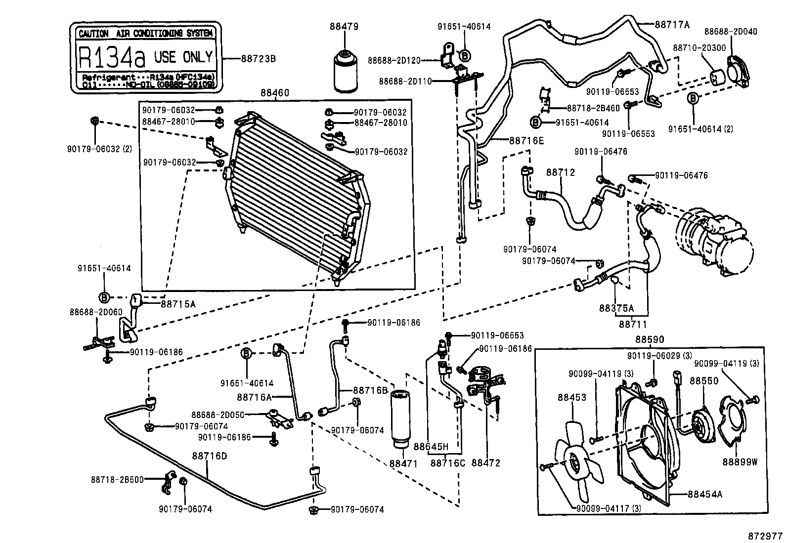 16363-64070 MOTOR ASSY, BLOWER (FOR CONDENSER) product image