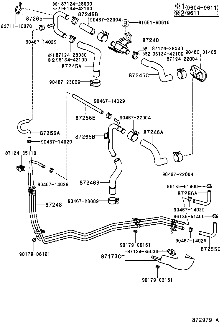 87240-35040 VALVE ASSY, HEATER WATER product image