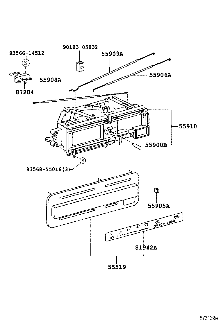 55843-28040 DUCT, HEATER TO REGISTER, NO.1 product image