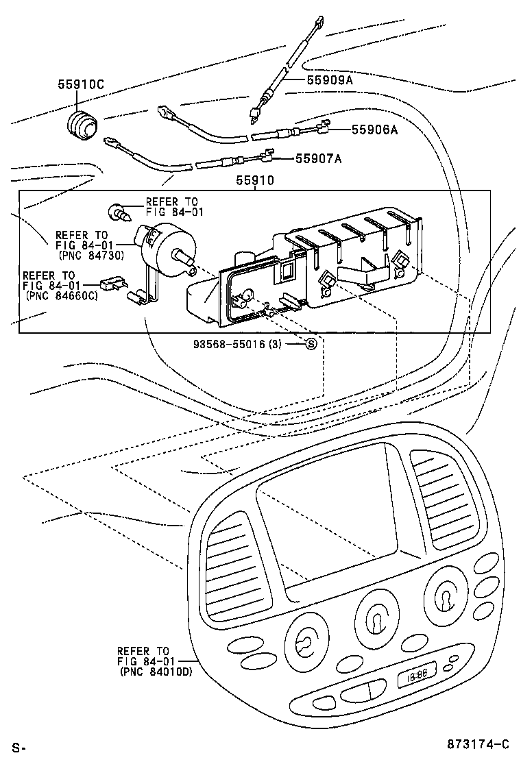55846-0C010 DUCT, HEATER TO REGISTER, NO.4 product image