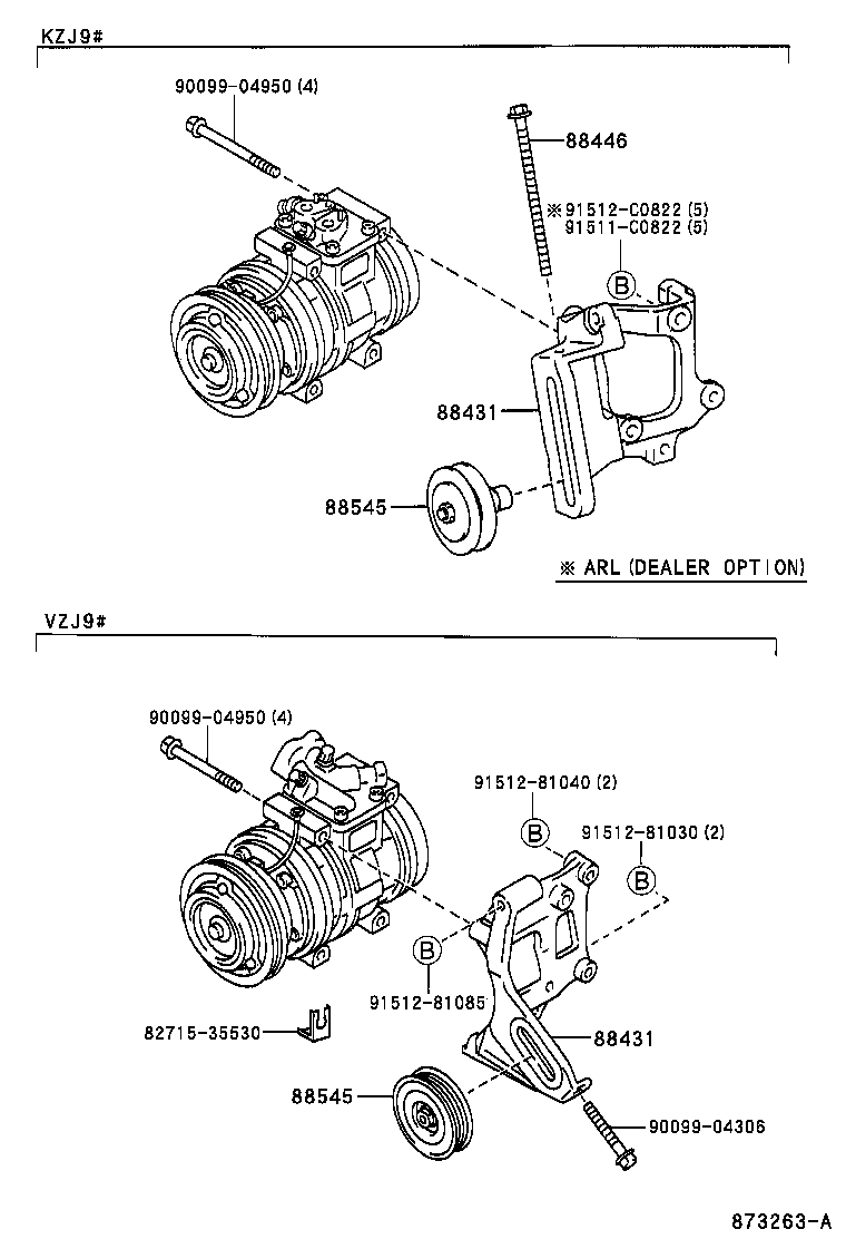 88320-60660 COMPRESSOR ASSY, COOLER product image